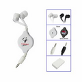 Retractable ear buds